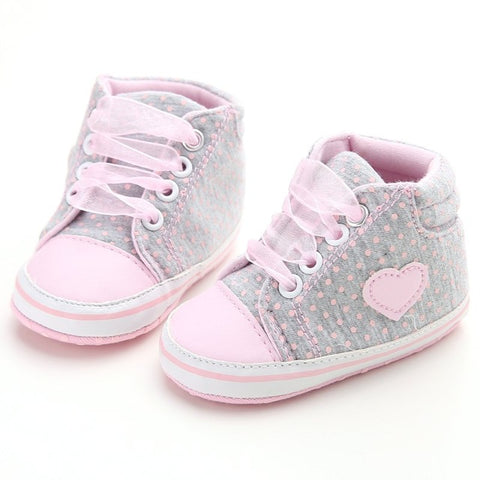 Lovely Baby Sneakers Newborn Baby Crib Shoes Girls