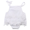 Baby Girls Lace Sleeveless Romper Cotton Jumpsuit