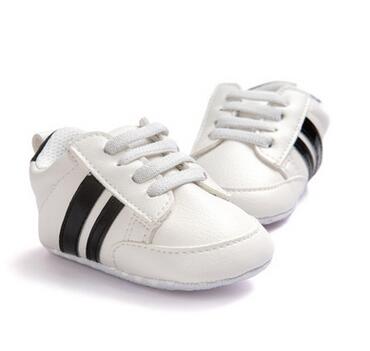 Romirus baby moccasins infant anti-slip PU Leather first walker soft soled Newborn 0-1