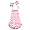 Newborn Infant Baby Girls Cotton Waves Pink