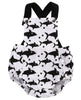 Newborn Toddler Infant kids sleeveless shark backless