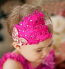 Baby Hair Band Feather Flower Hair Bow