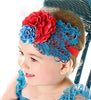 Baby Hair Band Feather Flower Hair Bow