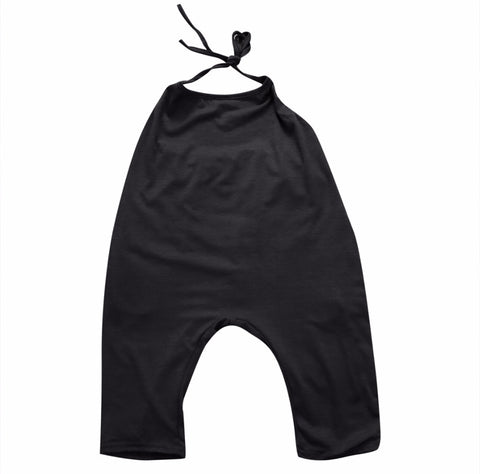 Kids Baby Girls Strap Cotton Romper Jumpsuit Harem
