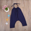 Summer Kids Baby Girls Strap Cotton Romper Jumpsuit Harem
