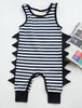 Newborn Baby Boy Sleeveless Dinosaurs