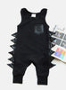 Newborn Baby Boy Sleeveless Dinosaurs