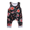 Newborn Baby Girl Kids Clothes Jumpsuit Sleeveless Floral