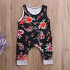 Newborn Baby Girl Kids Clothes Jumpsuit Sleeveless Floral