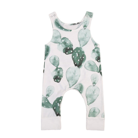 Infant Baby Girl Boy Cactus Romper Jumpsuit