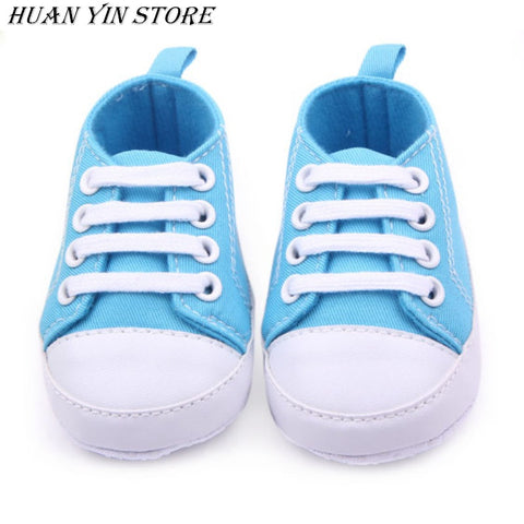 New Soft Infant Newborn Baby Boy Girl Kid Soft Sole Shoes Sneaker Newborn 0-12Months