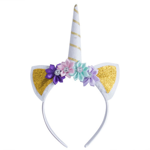 Unicorn Horn Head Party Kids Baby Giril
