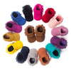 PU Suede Leather Newborn Baby Boy Girl Baby